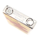 デュポン DUPONT ファンタジー プルメリア 0017394 ルージュ×ジョーヌ メタル ライター シルバー金具 赤 黄色 火打石なし