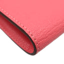 エルメス HERMES ケリーウォレット ロング ローズリップスティック シェーブル 長財布 シルバー金具