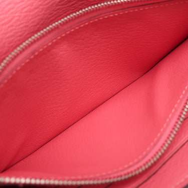 エルメス HERMES ケリーウォレット ロング ローズリップスティック シェーブル 長財布 シルバー金具