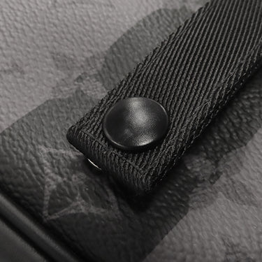 ルイヴィトン LOUIS VUITTON モジュラー バックパック M45962 モノグラムストライプエクリプス モノグラムストライプエクリプスキャンバス リュック・デイパック シルバー金具 黒 グレー NIGO