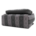 ルイヴィトン LOUIS VUITTON モジュラー バックパック M45962 モノグラムストライプエクリプス モノグラムストライプエクリプスキャンバス リュック・デイパック シルバー金具 黒 グレー NIGO