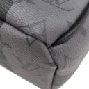 ルイヴィトン LOUIS VUITTON モジュラー バックパック M45962 モノグラムストライプエクリプス モノグラムストライプエクリプスキャンバス リュック・デイパック シルバー金具 黒 グレー NIGO