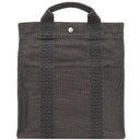 エルメス HERMES エールラインアドMM グレー キャンバス リュック・デイパック シルバー金具 鍵・カデナ欠品