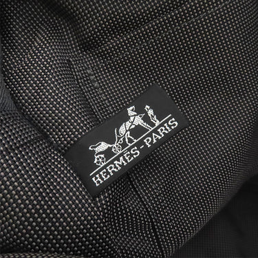 エルメス HERMES エールラインアドMM グレー キャンバス リュック・デイパック シルバー金具 鍵・カデナ欠品