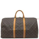 ルイヴィトン LOUIS VUITTON キーポル 50 M41426 モノグラム モノグラムキャンバス ボストンバッグ ゴールド金具 茶 鍵・パドロック・ポワニエ・ネームタグ欠品
