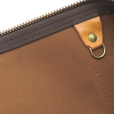 ルイヴィトン LOUIS VUITTON キーポル 50 M41426 モノグラム モノグラムキャンバス ボストンバッグ ゴールド金具 茶 鍵・パドロック・ポワニエ・ネームタグ欠品