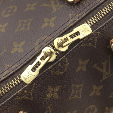 ルイヴィトン LOUIS VUITTON キーポル 50 M41426 モノグラム モノグラムキャンバス ボストンバッグ ゴールド金具 茶 鍵・パドロック・ポワニエ・ネームタグ欠品