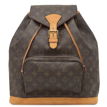 ルイヴィトン LOUIS VUITTON モンスリGM M51135 モノグラム モノグラムキャンバス リュック・デイパック ゴールド金具 バックパック