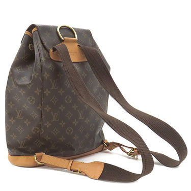 ルイヴィトン LOUIS VUITTON モンスリGM M51135 モノグラム モノグラムキャンバス リュック・デイパック ゴールド金具 バックパック