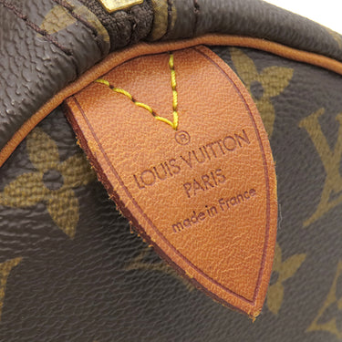 ルイヴィトン LOUIS VUITTON スピーディ 30 M41108 モノグラム モノグラムキャンバス ハンドバッグ ゴールド金具 茶 ミニボストン 鍵・パドロック欠品