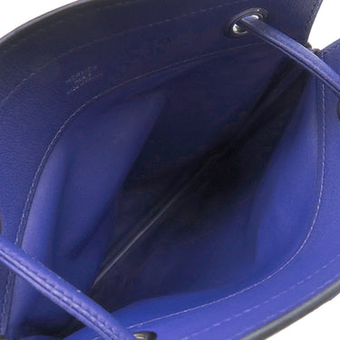 エルメス HERMES サックアリーヌ ミニ ブルーエレクトリック スイフト ショルダーバッグ シルバー金具 青