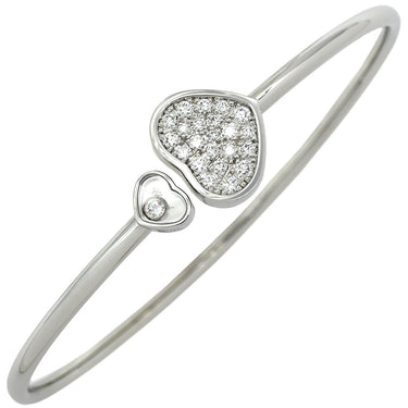 ショパール CHOPARD ハッピーハート 857482 ホワイトゴールド K18WG ダイヤモンド ブレスレット Au750 18K 18金 スモール