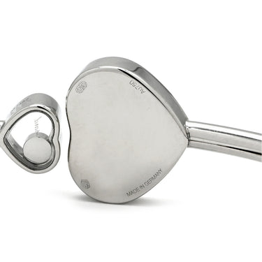 ショパール CHOPARD ハッピーハート 857482 ホワイトゴールド K18WG ダイヤモンド ブレスレット Au750 18K 18金 スモール