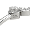 ショパール CHOPARD ハッピーハート 857482 ホワイトゴールド K18WG ダイヤモンド ブレスレット Au750 18K 18金 スモール