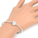 ショパール CHOPARD ハッピーハート 857482 ホワイトゴールド K18WG ダイヤモンド ブレスレット Au750 18K 18金 スモール