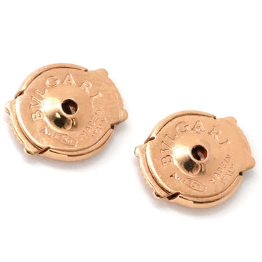 ブルガリ BVLGARI B-zero1 ビーゼロワン レジェンド 356131 ピンクゴールド K18PG ダイヤモンド ピアス BVLGARI 750 パヴェダイヤ