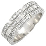 カルティエ Cartier タンクフランセーズ SM フルダイヤ ホワイトゴールド K18WG ダイヤモンド #54(JP14) リング 指輪 18K 750 ダイヤモンド 13.5号