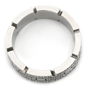 カルティエ Cartier タンクフランセーズ SM フルダイヤ ホワイトゴールド K18WG ダイヤモンド #54(JP14) リング 指輪 18K 750 ダイヤモンド 13.5号