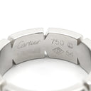 カルティエ Cartier タンクフランセーズ SM フルダイヤ ホワイトゴールド K18WG ダイヤモンド #54(JP14) リング 指輪 18K 750 ダイヤモンド 13.5号