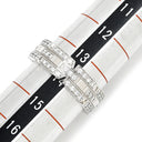 カルティエ Cartier タンクフランセーズ SM フルダイヤ ホワイトゴールド K18WG ダイヤモンド #54(JP14) リング 指輪 18K 750 ダイヤモンド 13.5号