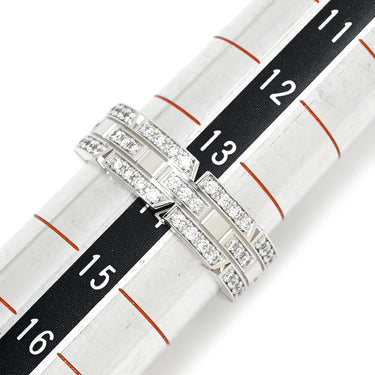 カルティエ Cartier タンクフランセーズ SM フルダイヤ ホワイトゴールド K18WG ダイヤモンド #54(JP14) リング 指輪 18K 750 ダイヤモンド 13.5号