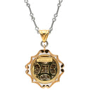 カッツァニーガ CAZZANIGA フェイスモチーフ イエローゴールド×ピンクゴールド×ホワイトゴールド K18YG K18PG K18WG ネックレス K18PG K18WG 3カラー 顔モチーフ