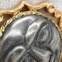 カッツァニーガ CAZZANIGA フェイスモチーフ イエローゴールド×ピンクゴールド×ホワイトゴールド K18YG K18PG K18WG ネックレス K18PG K18WG 3カラー 顔モチーフ