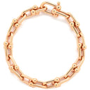 ティファニー Tiffany & Co ハードウェア ミディアムリンク ラージ 70881624 ローズゴールド K18PG ブレスレット AG925