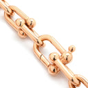 ティファニー Tiffany & Co ハードウェア ミディアムリンク ラージ 70881624 ローズゴールド K18PG ブレスレット AG925