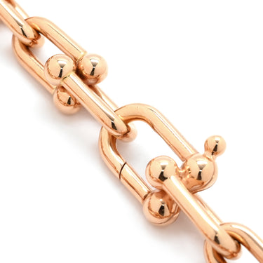 ティファニー Tiffany & Co ハードウェア ミディアムリンク ラージ 70881624 ローズゴールド K18PG ブレスレット AG925
