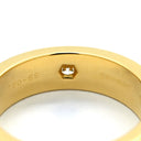 カルティエ Cartier ラブリング ハーフダイヤ B4032455 イエローゴールド K18YG ダイヤモンド #55(JP15) リング 指輪 LOVE Ring 750 18K 18金 3P 3石 3粒 ダイヤ 15号