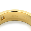 カルティエ Cartier ラブリング ハーフダイヤ B4032455 イエローゴールド K18YG ダイヤモンド #55(JP15) リング 指輪 LOVE Ring 750 18K 18金 3P 3石 3粒 ダイヤ 15号