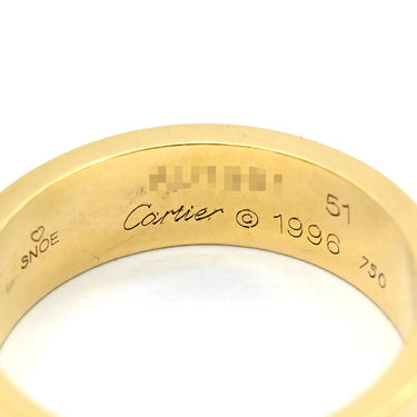 カルティエ Cartier ラブリング イエローゴールド K18YG #51(JP11) リング 指輪 750 18K YG 10.5号