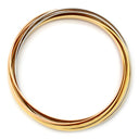 カルティエ Cartier トリニティ 7連 イエローゴールドXピンクゴールド×ホワイトゴールド K18YG K18PG K18WG #59 ブレスレット 750 18K スリーカラー