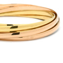 カルティエ Cartier トリニティ 7連 イエローゴールドXピンクゴールド×ホワイトゴールド K18YG K18PG K18WG #59 ブレスレット 750 18K スリーカラー