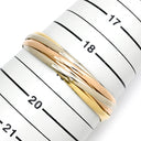 カルティエ Cartier トリニティ 7連 イエローゴールドXピンクゴールド×ホワイトゴールド K18YG K18PG K18WG #59 ブレスレット 750 18K スリーカラー