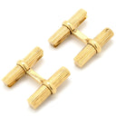 ヴァンクリーフアーペル Van Cleef & Arpels イエローゴールド K18YG ラピスラズリ オニキス カフス カフリンクス Au750 18K 18金 ラピスラズリ オニキス ヴィンテージ 替パーツ付き