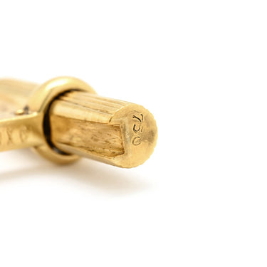 ヴァンクリーフアーペル Van Cleef & Arpels イエローゴールド K18YG ラピスラズリ オニキス カフス カフリンクス Au750 18K 18金 ラピスラズリ オニキス ヴィンテージ 替パーツ付き