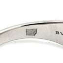 ブルガリ BVLGARI コロナ ダイヤリング プラチナシルバー Pt950 ダイヤモンド 14038 リング 指輪 パヴェダイヤ 8号