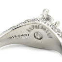 ブルガリ BVLGARI コロナ ダイヤリング プラチナシルバー Pt950 ダイヤモンド 14038 リング 指輪 パヴェダイヤ 8号