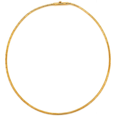 カルティエ Cartier オメガ チューブ B7212400 イエローゴールド K18YG ネックレス チェーン 18金 750YG