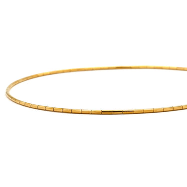 カルティエ Cartier オメガ チューブ B7212400 イエローゴールド K18YG ネックレス チェーン 18金 750YG