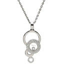 ショパール CHOPARD ハッピーダイヤ バブル ペンダント 796983 ホワイトゴールド K18WG ダイヤモンド ネックレス ムービングダイヤ 750ＷG 18K