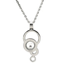 ショパール CHOPARD ハッピーダイヤ バブル ペンダント 796983 ホワイトゴールド K18WG ダイヤモンド ネックレス ムービングダイヤ 750ＷG 18K