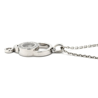 ショパール CHOPARD ハッピーダイヤ バブル ペンダント 796983 ホワイトゴールド K18WG ダイヤモンド ネックレス ムービングダイヤ 750ＷG 18K