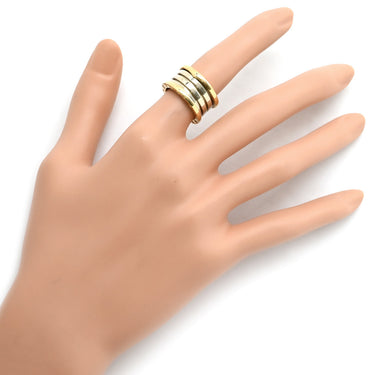 ブルガリ BVLGARI ビーゼロワン B-zero1 4バンドリング イエローゴールドXホワイトゴールド K18YG K18WG #50(JP10) リング 指輪 750YG 18金 9号