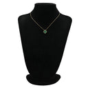 ヴァンクリーフアーペル Van Cleef & Arpels ヴィンテージ アルハンブラ ペンダント VCARO9VA00 グリーンXイエローゴールド K18YG マラカイト ネックレス 750 18金