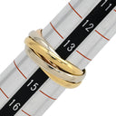カルティエ Cartier トリニティSM 5連 ホワイトゴールドXイエローゴールドXピンクゴールド K18WG K18YG K18PG #53(JP13) リング 指輪 3カラー 14号