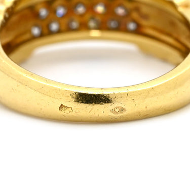 ヴァンクリーフアーペル Van Cleef & Arpels ダイヤリング VCARN32400 イエローゴールド K18YG リング 指輪 750AU 18金 18KT 9.5号