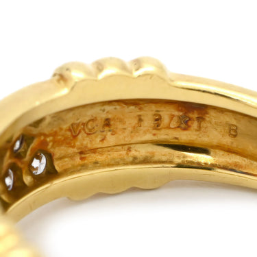 ヴァンクリーフアーペル Van Cleef & Arpels ダイヤリング VCARN32400 イエローゴールド K18YG リング 指輪 750AU 18金 18KT 9.5号